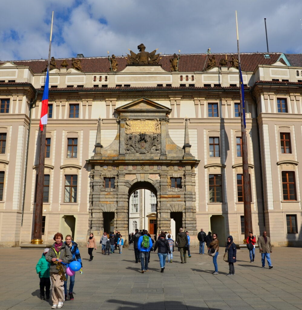 Pražský hrad Matyášova brána